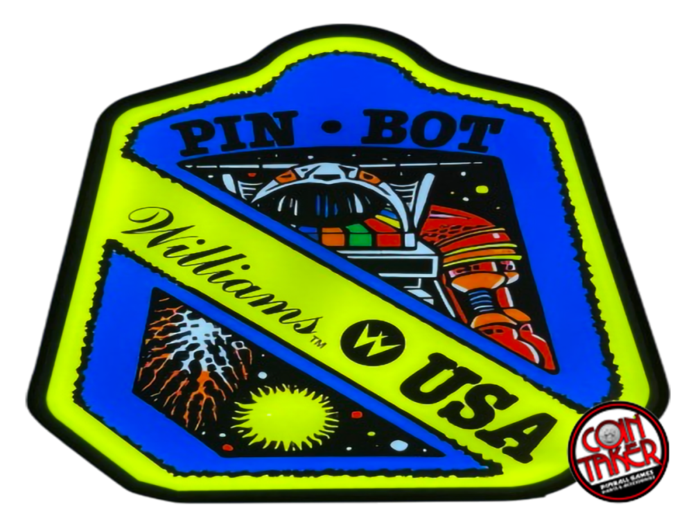 PIN*BOT BLUE BADGE PIN-SIGN X-LARGE