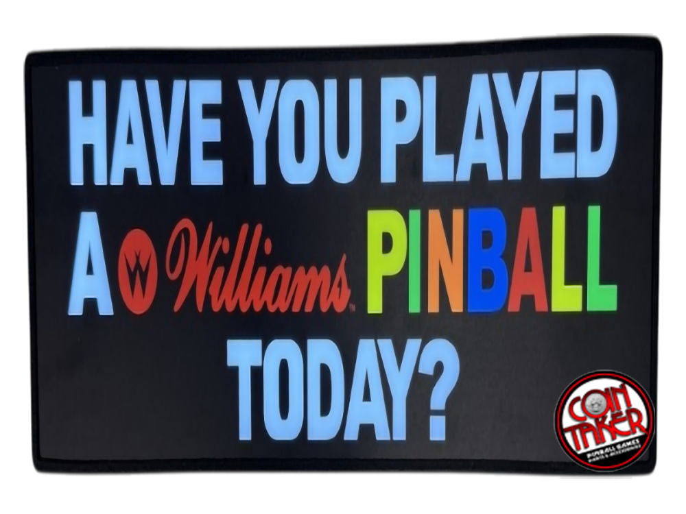 WILLIAMS BUMPER STICKER PIN-SIGN