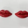 RED GLITTER LIPS FOR HINGES