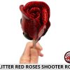 GLITTER RED ROSES SHOOTER ROD