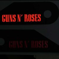 GUNS 'N ROSES LIGHTED HINGE COVER- RED