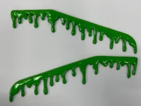 GREEN SLIME STERN HINGE COVERS