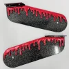 2 PIECE RED GLITTER BLOOD HINGE COVER