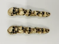 BONE SKULL FLIPPER TOPPERS