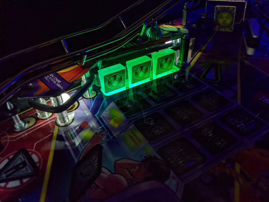 DROP TARGET ILLUMINATION