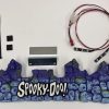 SCOOBY CASTLE STONE APRON MOD W/ BLUE SKULL & LED SPOTLIGHT
