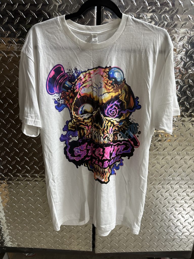 DIRTY DONNY STERN SKULL TSHIRT