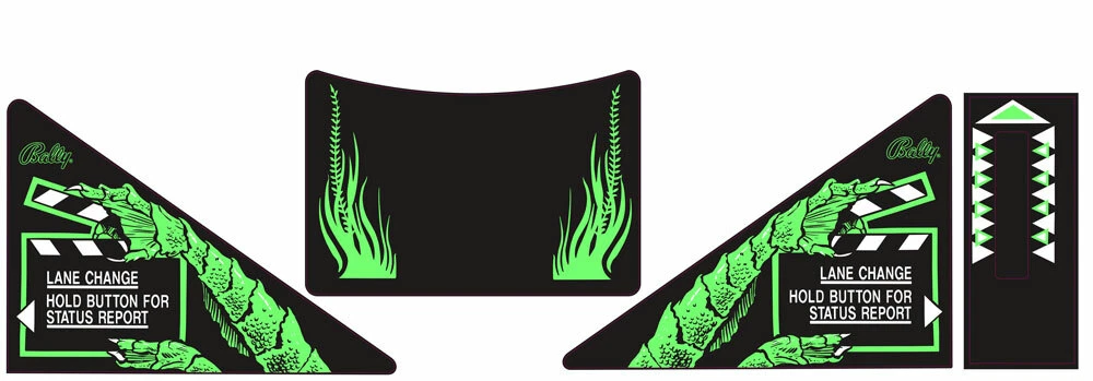 CREATURE FROM THE BLACK LAGOON APRON DECAL SET