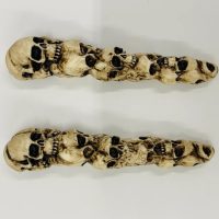 BONE SKULL FLIPPER TOPPERS