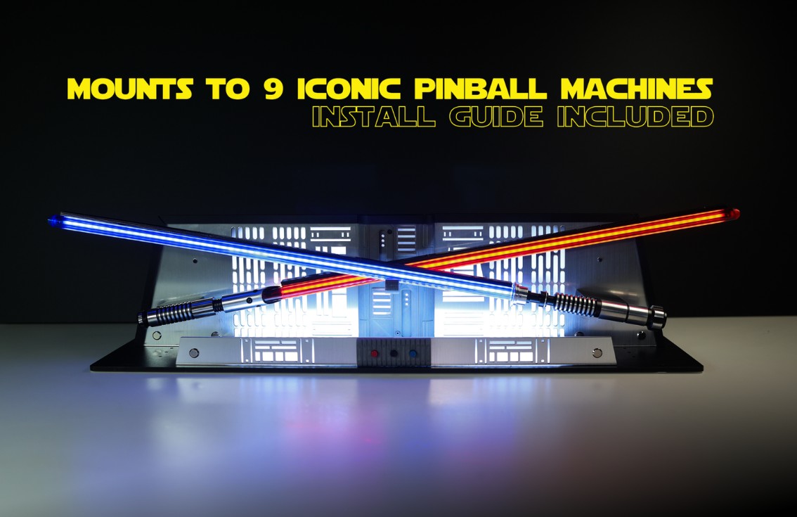 DUEL DECK TOPPER FOR STAR WARS PINBALL DEPOSIT BY ELECTRIC PLAYGROUND