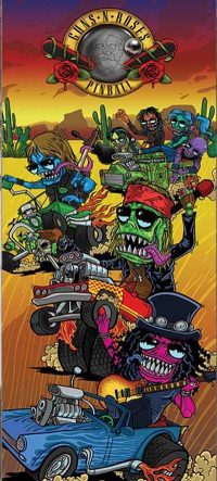 OFFICIAL STANDARD EDITION ART GUNS 'N ROSES BANNER