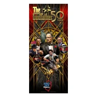 THE FAMILY - THE GODFATHER 50TH ANNIVERSARY PINBALL BANNER