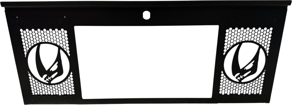 MANDALORIAN RHINO VOODOO LASER CUT SPEAKER PANEL