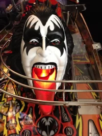 KISS PINBALL HEAD ILLUMINATED MOUTH MOD
