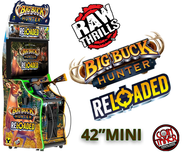 BIG BUCK HUNTER RELOADED 42in MINI RAW THRILLS