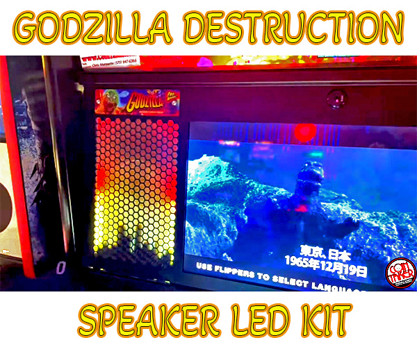 Cointaker Godzilla Speaker Light Kit Stern Spike 2
