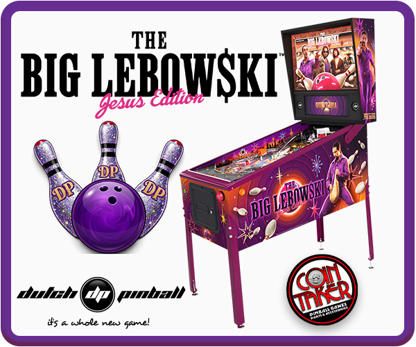 THE BIG LEBOWSKI JESUS EDITION PINBALL DEPOSIT